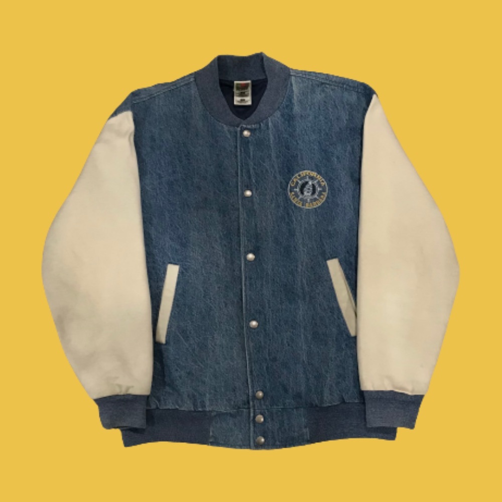 Vintage fruit of the loom Santa Barbara varsity jacket